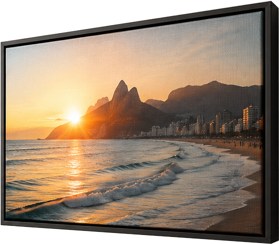 Canvas com moldura